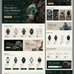 CHRONOVA — Luxury Watch E-Commerce Concept